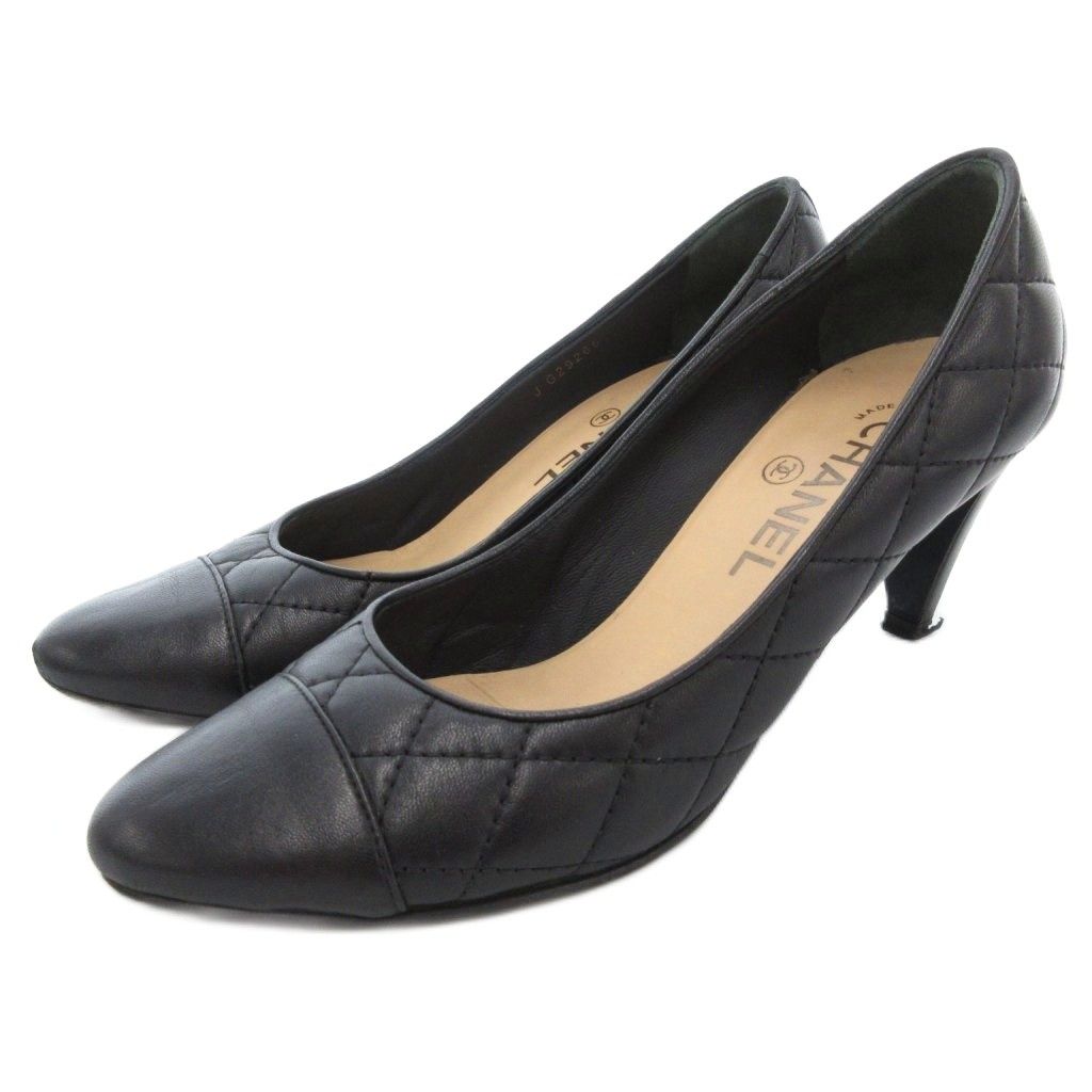 シャネル CHANEL マトラッセ パンプス 36C 23cm シューズ ハイヒール