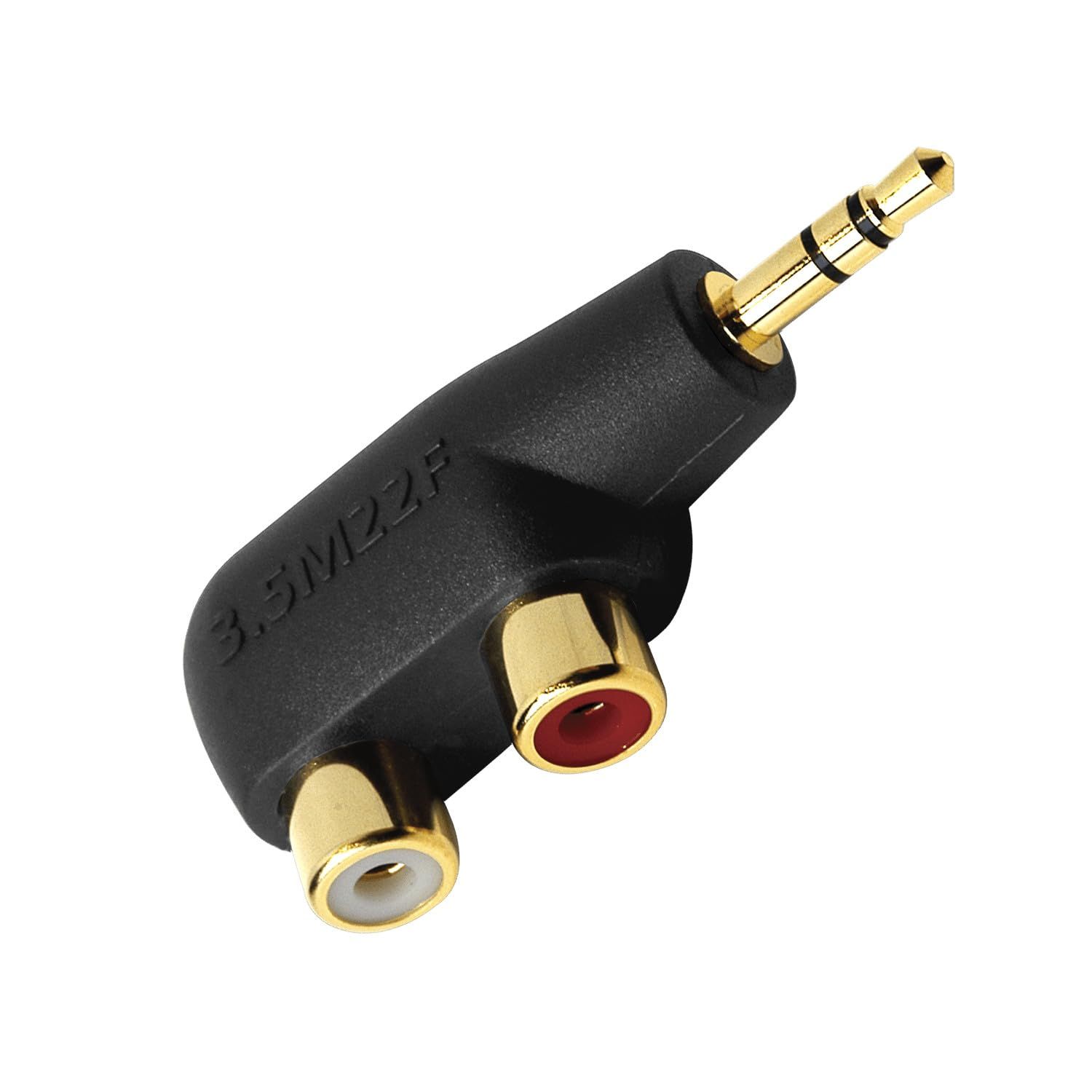 AudioQuest &ndash; 3.5 MM mini-plug-to-2-rcaアダプタ(ハード) 