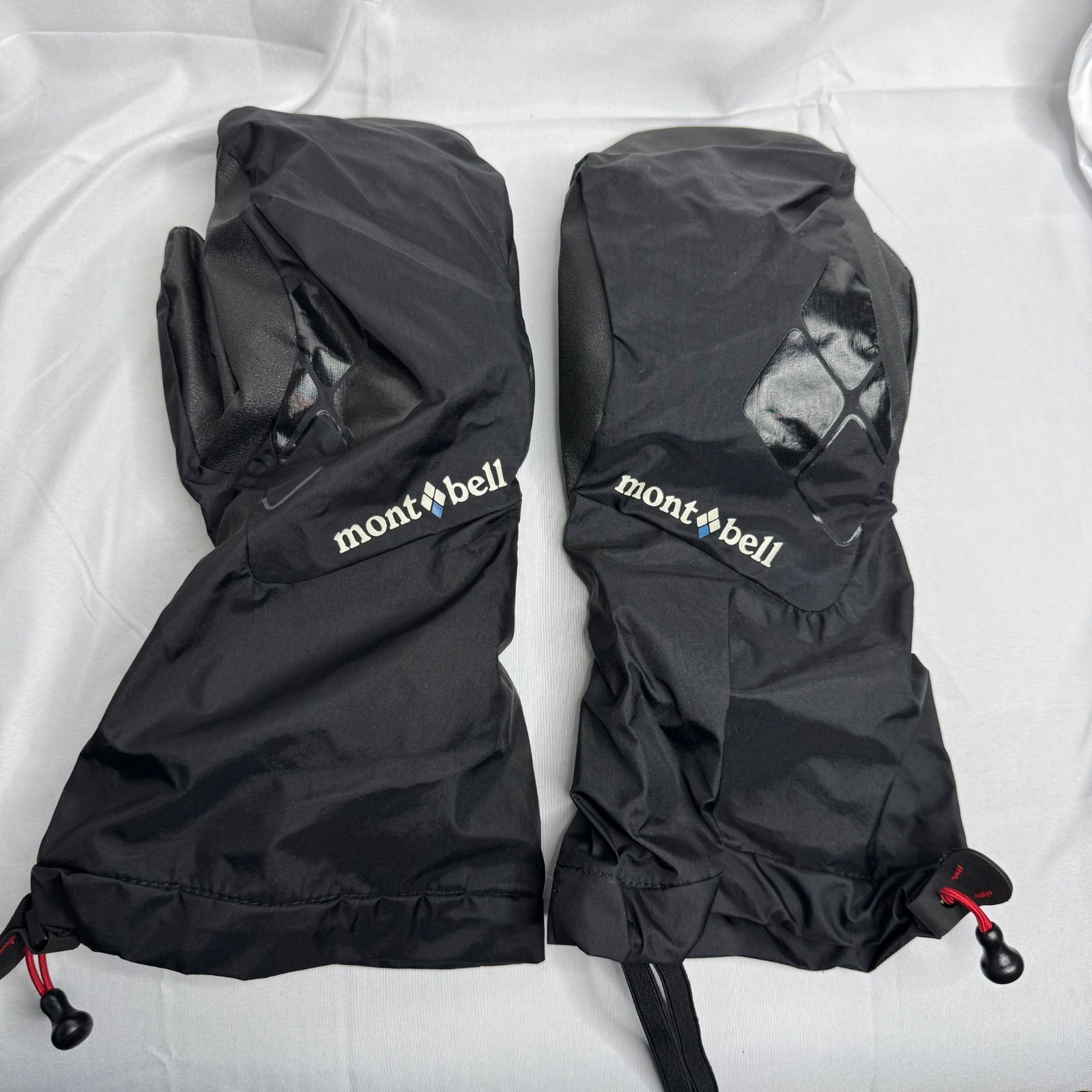 美品】モンベル オーバーミトン XL ブラック 1118181 ドライテック
