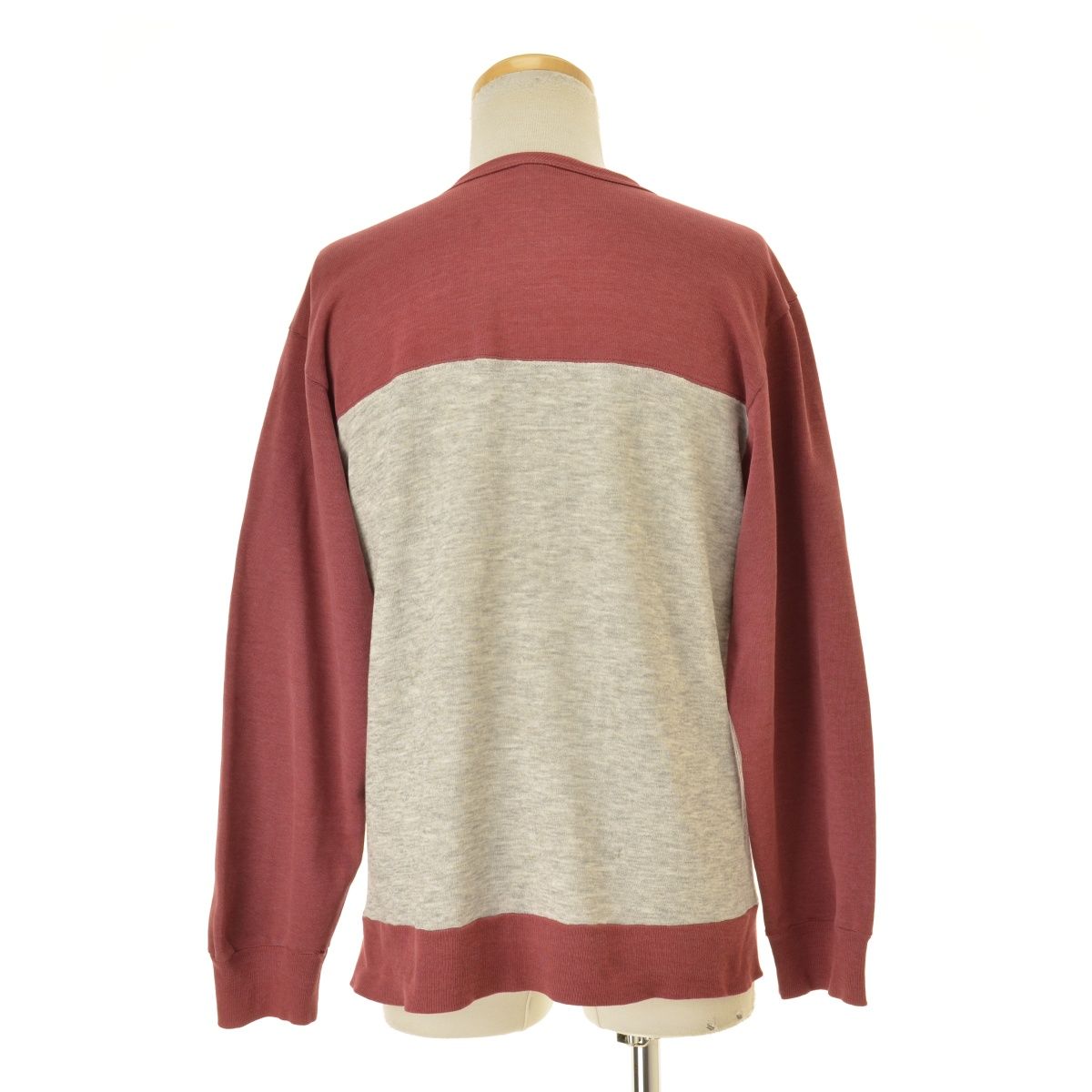 【CHAMPION】80s トリコタグ 2トーン HARVARD ヘンリーネック長袖スウェット CHAMPION】80s トリコタグ 2トーン HARVARD ヘンリーネック長袖