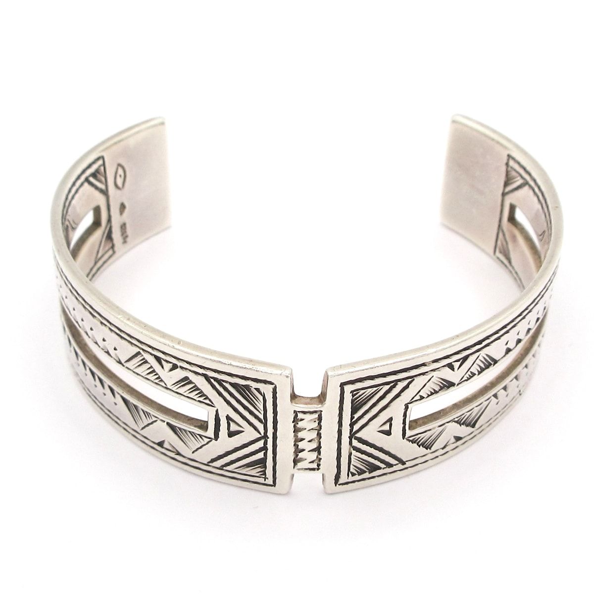 HERMES シルバーバングルT4 箱付き HERMES シルバーバングルT4 箱付き HERMES シルバーバングルT4 箱付き