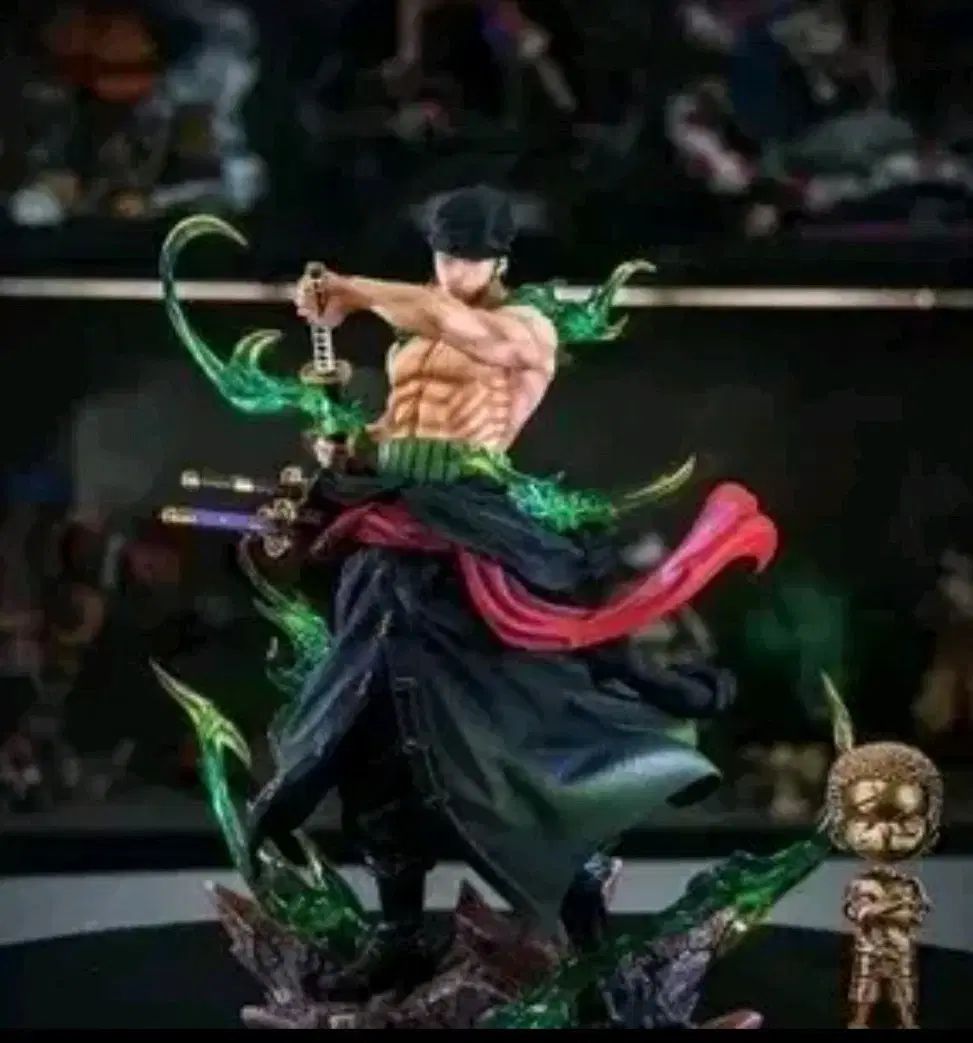 ワンピース ロロノア・ゾロ フィギュア ガレージキット LXスタジオ 緑