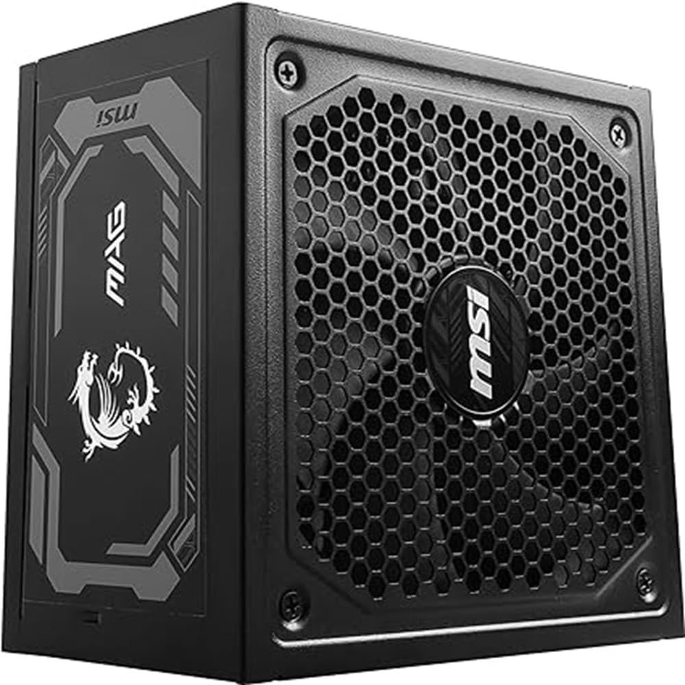 MSI MAG A1000GL PCIE5 1000W電源ユニット 中古品 MSI MAG A1000GL PCIE5 PC電源ユニット 1000W ATX3.1/PCIe 5.1対応