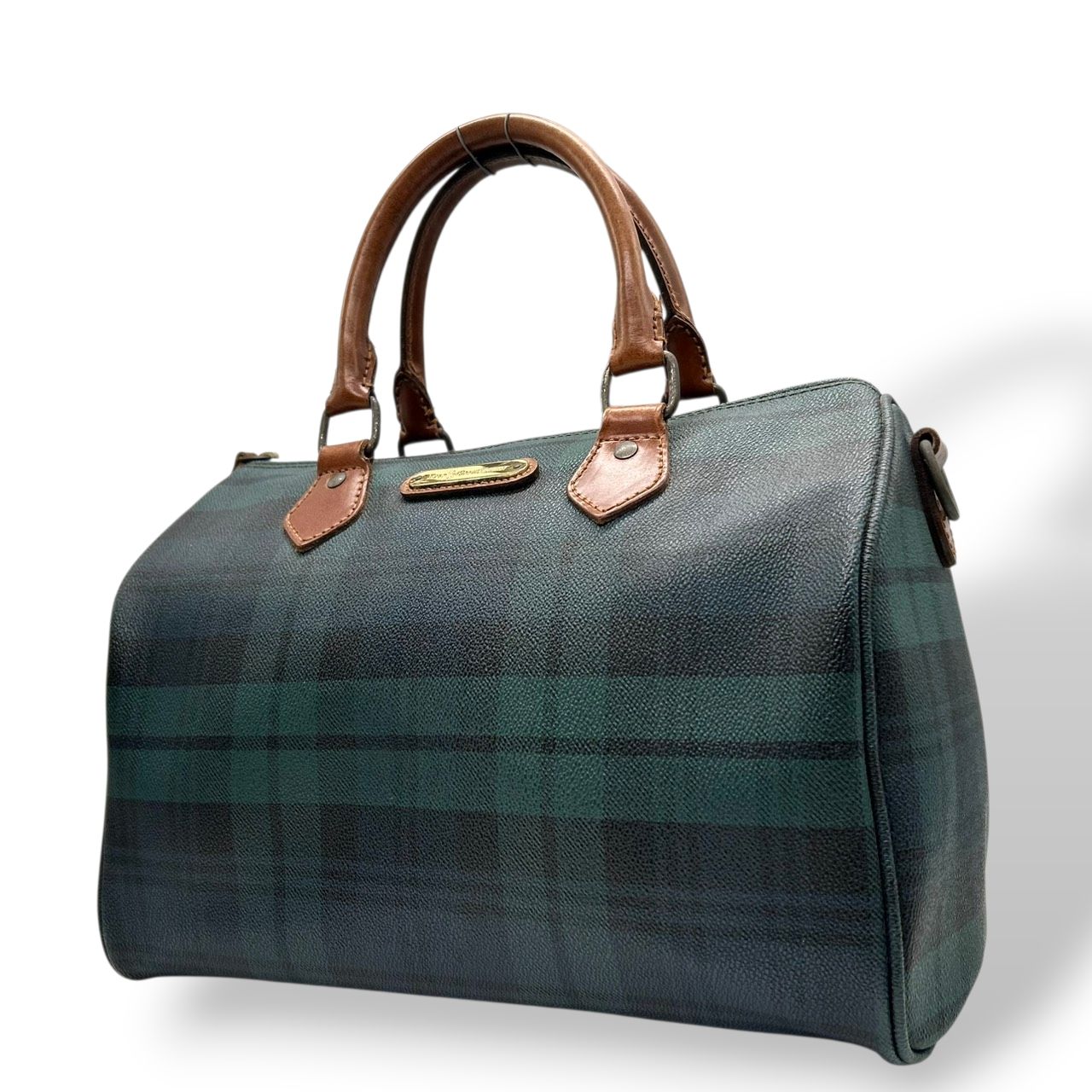 【極美品・ブラシ・南京錠付き】RALPH LAUREN ボストンバッグ レザー Polo Ralph Lauren レザー ボストンバッグ | ブラウン | FARFETCH JP