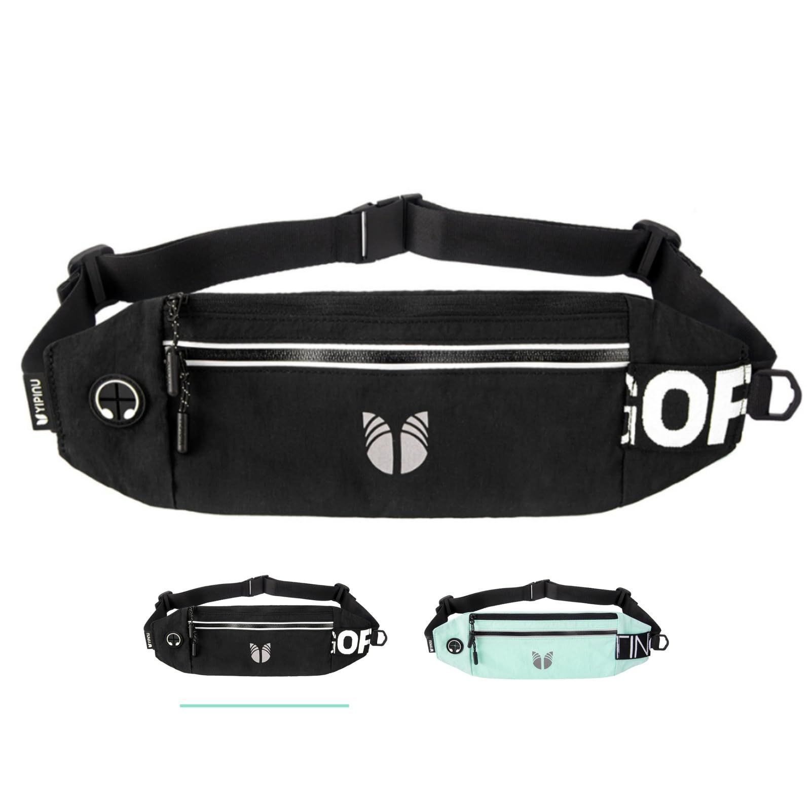 ランニング ポーチ ウエストポーチ 【揺れない 軽量 夜間反射