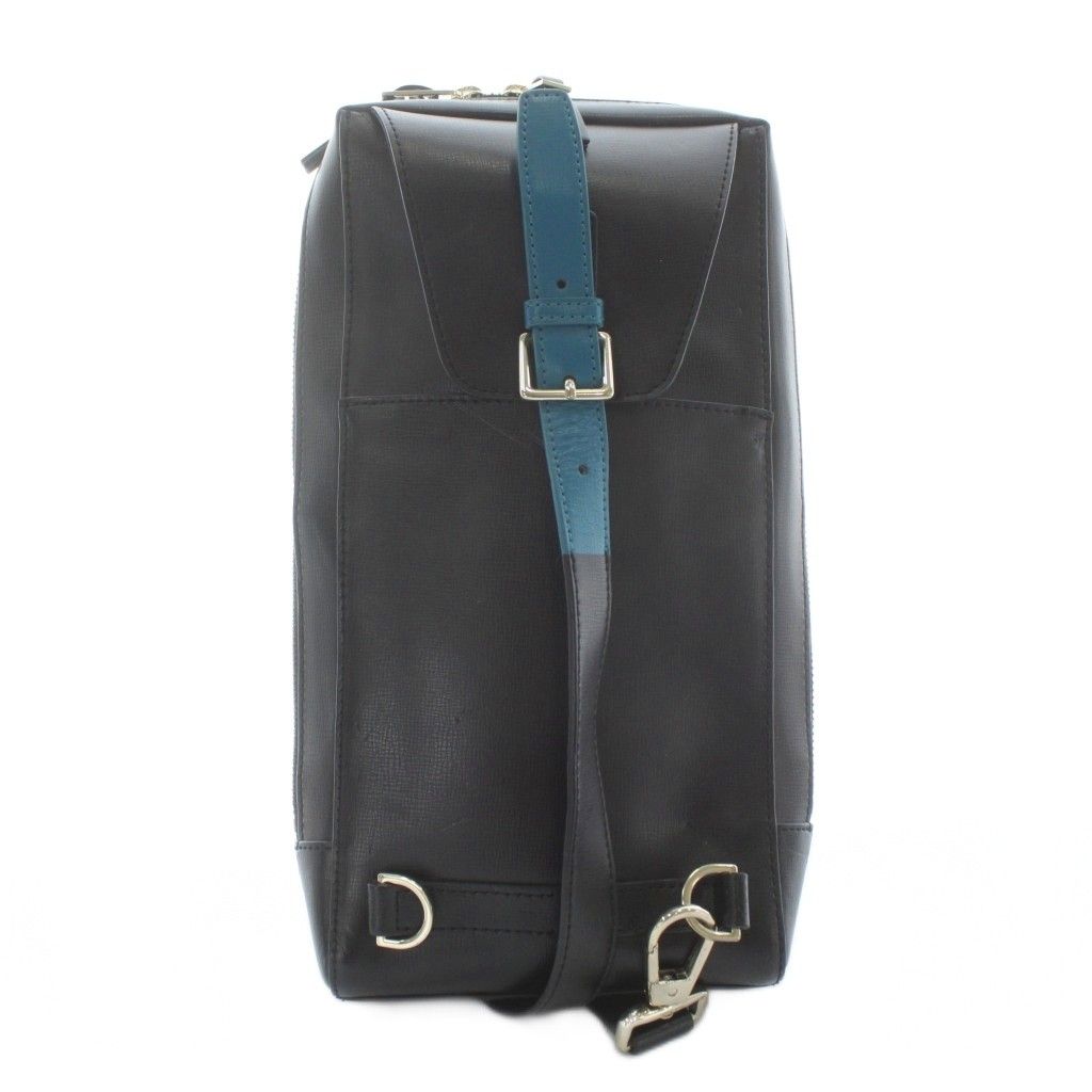 ポールスミス PAUL SMITH ボディバッグ ワンショルダー レザー ロゴ 黒