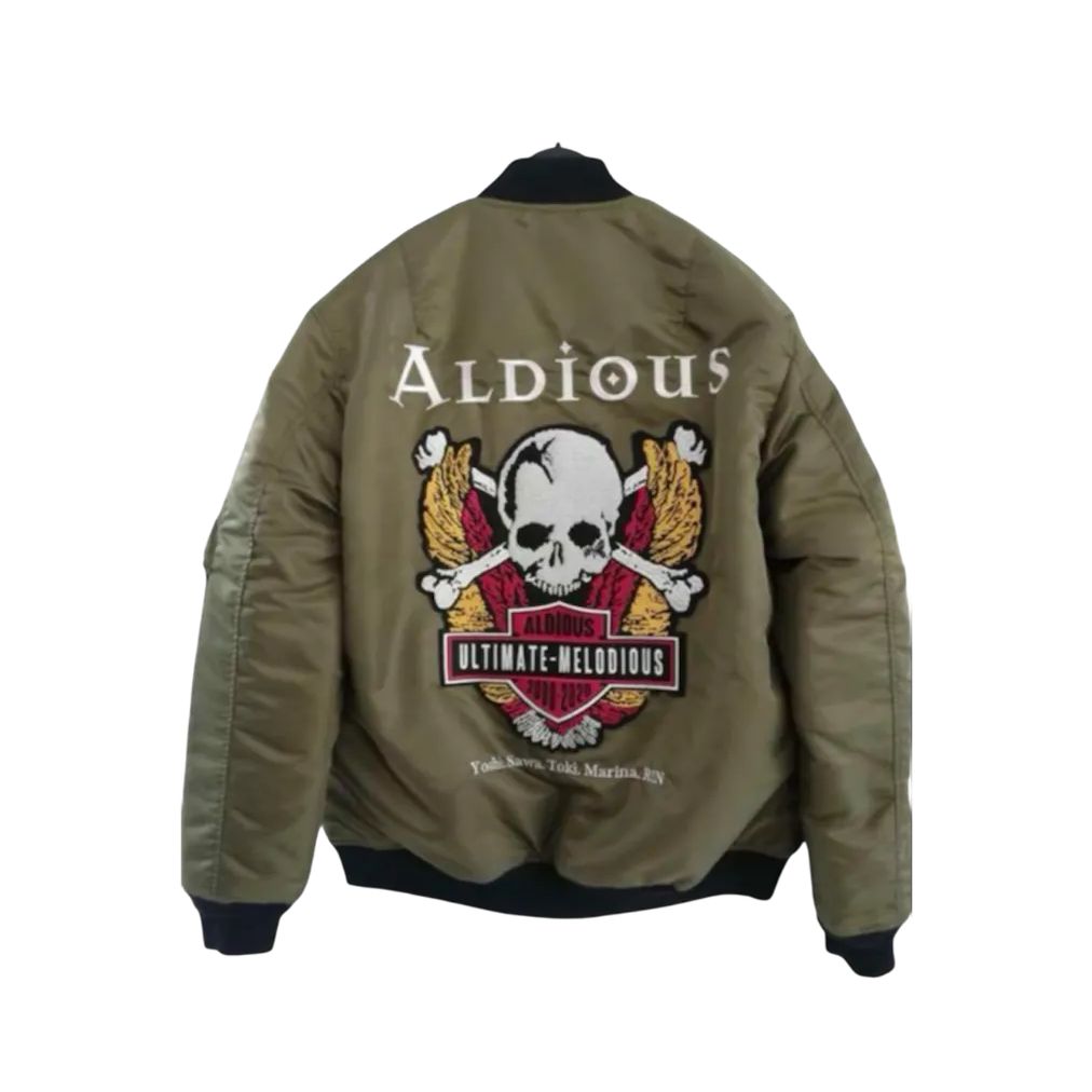 無期限活動休止アルディアスALDIOUS生産終了限定MA-1 オリーブ×オリーブ 結成12周年記念 Aldious MA-1 オリーブ × ブラック - メルカリ