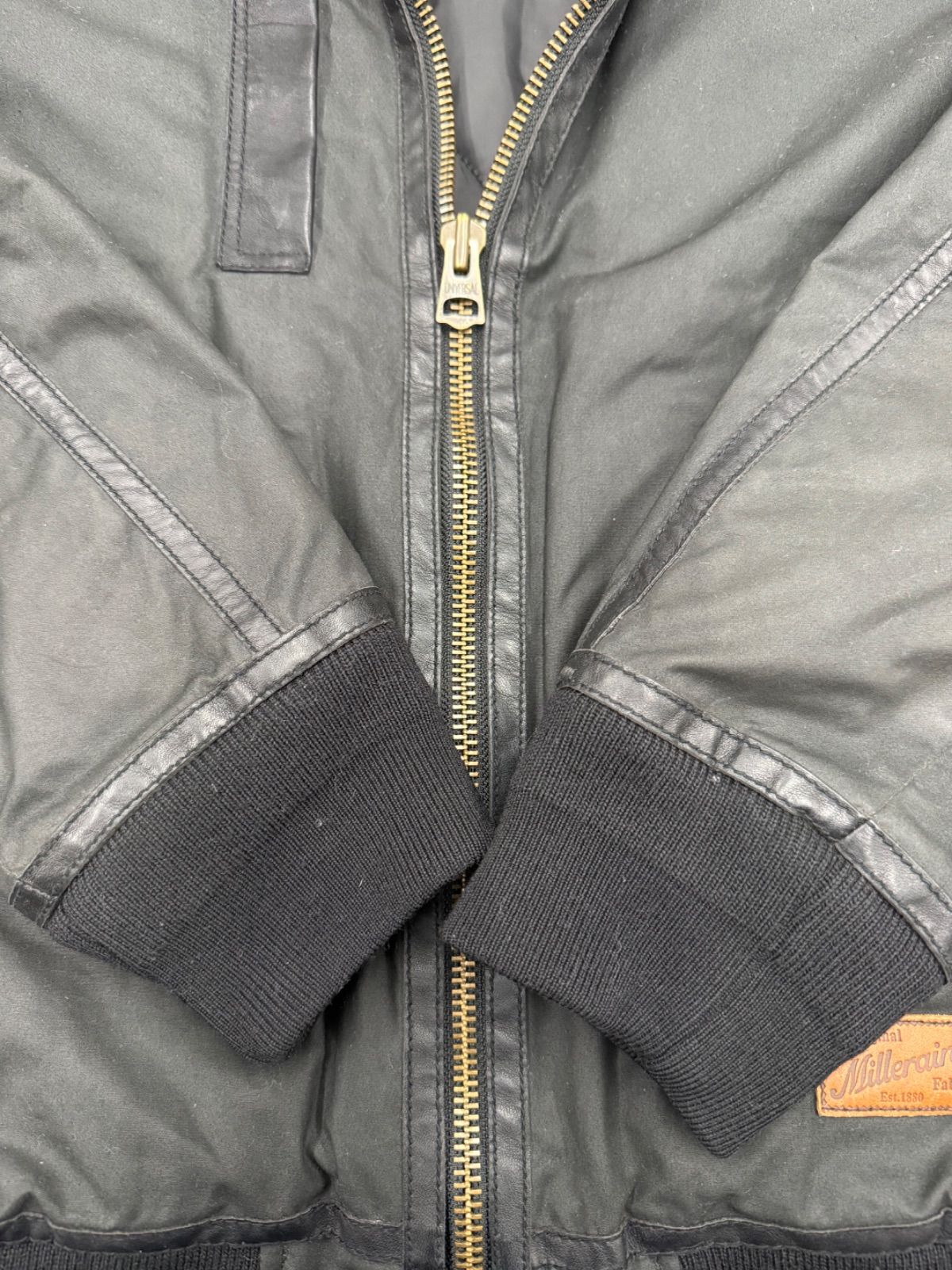 バックチャンネル Millerain■L-2B オイルド フライトジャケット L BackChannel バックチャンネル Millerain L-2B オイルド フライト