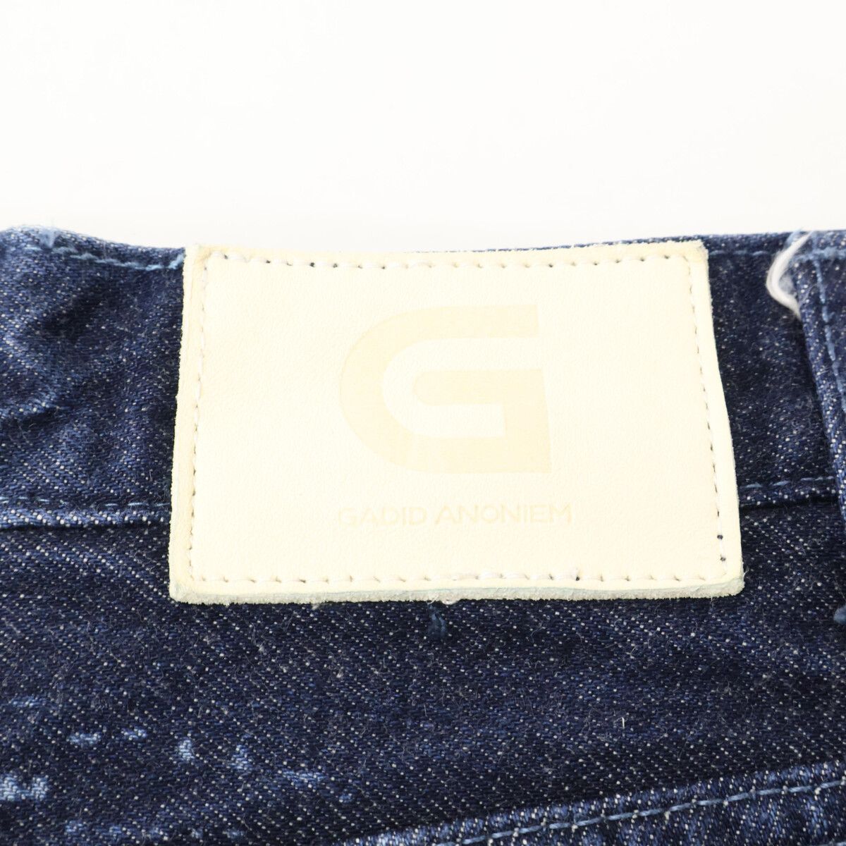 GADID ANONIEM REGO INDIGO サイズ0 GADID ANONIEM ガディッド アノニム ｲﾝﾃﾞｨｺﾞ REGOﾃﾞﾆﾑﾊﾟﾝﾂ 0 - メルカリ
