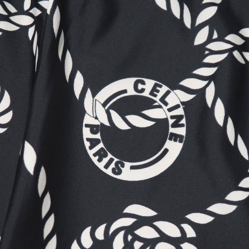  OLD CELINE オールドセリーヌ ヴィンテージ パンツ サイズM サークルロゴ 総柄 ストレッチ スキニー レギンス イタリア製 ブランド古着 |RA 7159 その他 パンツ