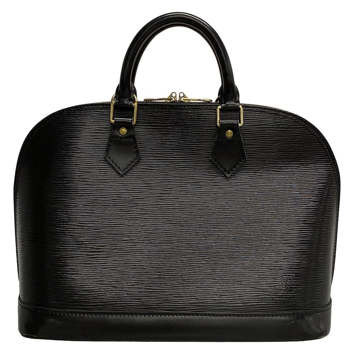 LOUIS VUITTON ルイヴィトン ハンドバッグ エピ アルマ M 52142 ノワール×ゴールド金具 レザー