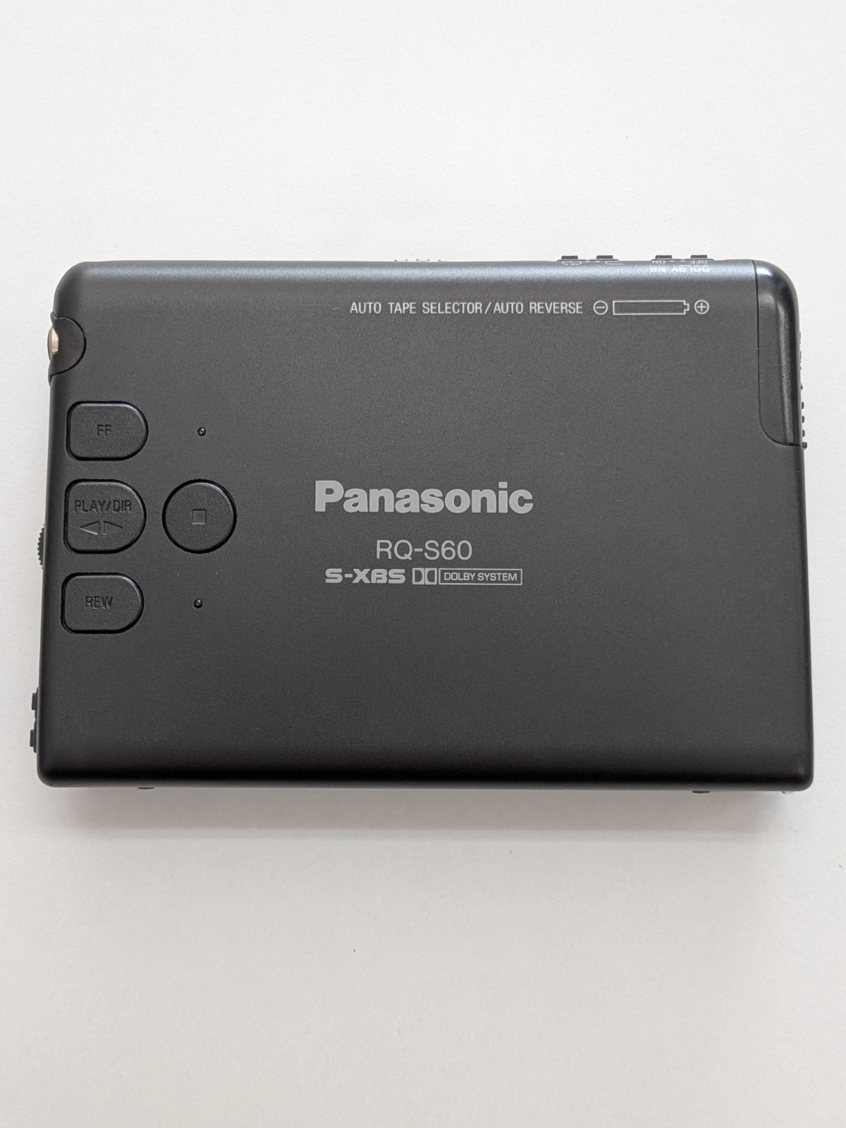  Panasonic カセットプレーヤー RQ‐S 60 ブラック カセットウォークマン パナソニック カセットプレーヤー ポータブルプレーヤー