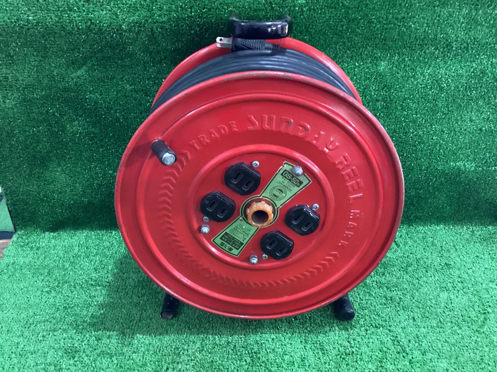 HATAYA GS-50型 2.0㎜×2心×50㎜ 有効長49ｍ 屋内用 VCTケーブル サンデーリール ス-46