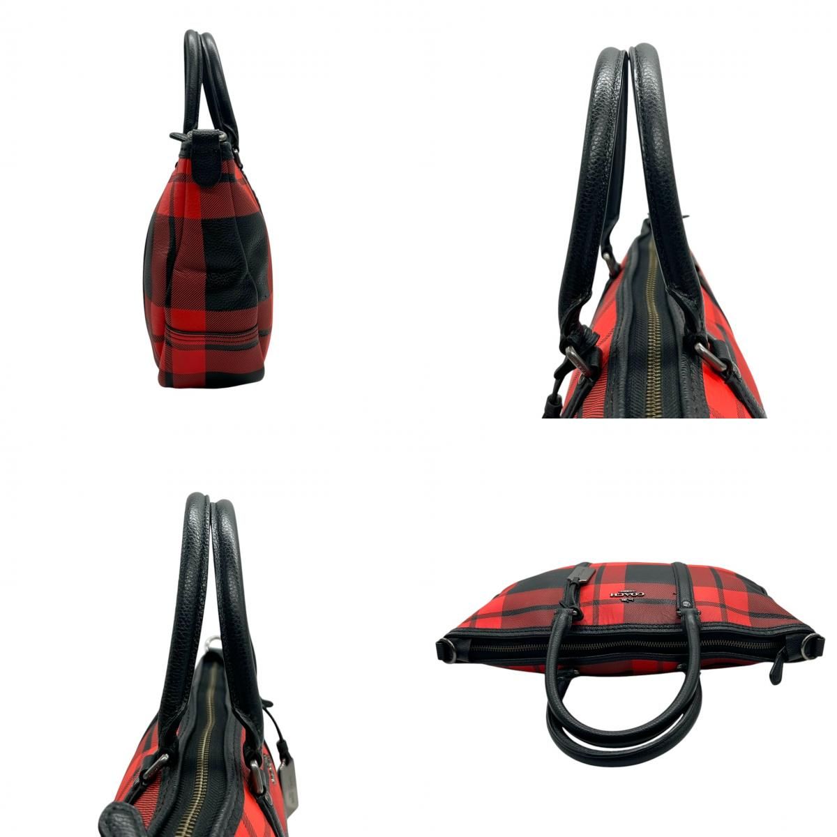 美品】コーチ COACH 2WAY ハンドバッグ ショルダーバッグ 斜め掛け可  