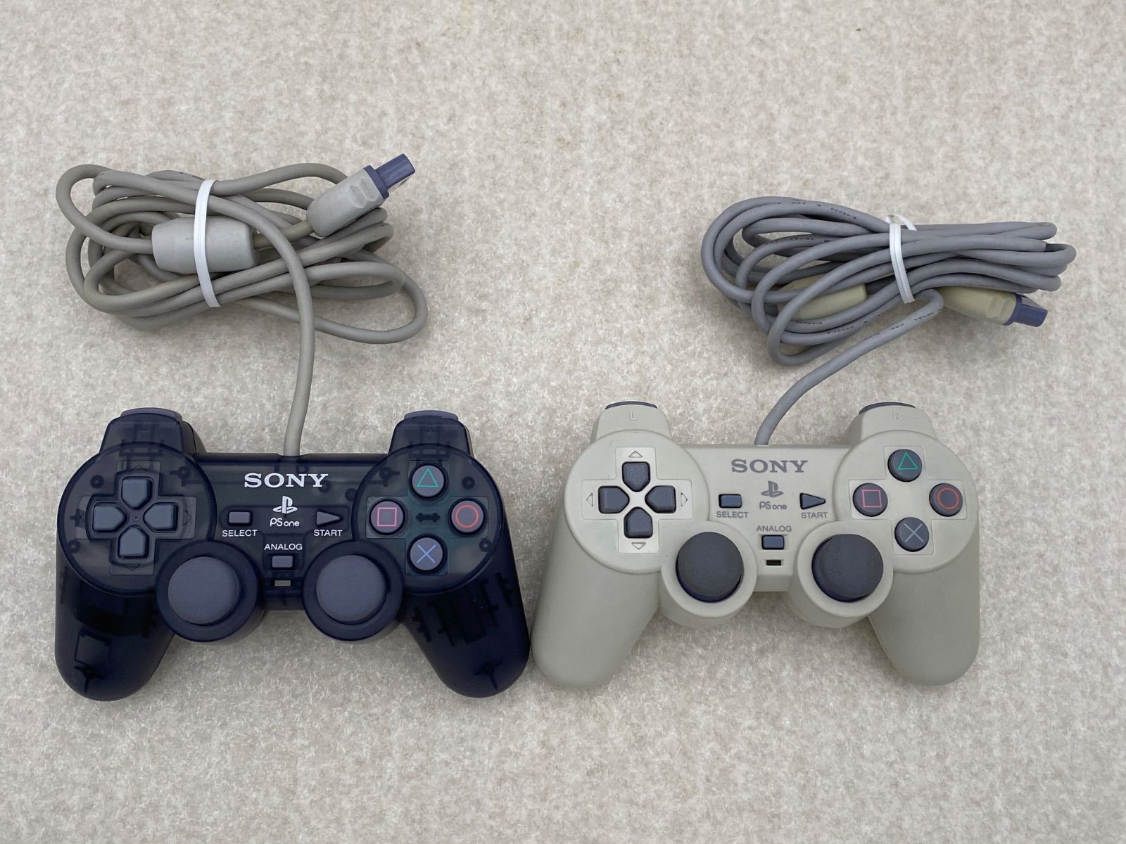 プレイステーション PSone コントローラー２点　動作品