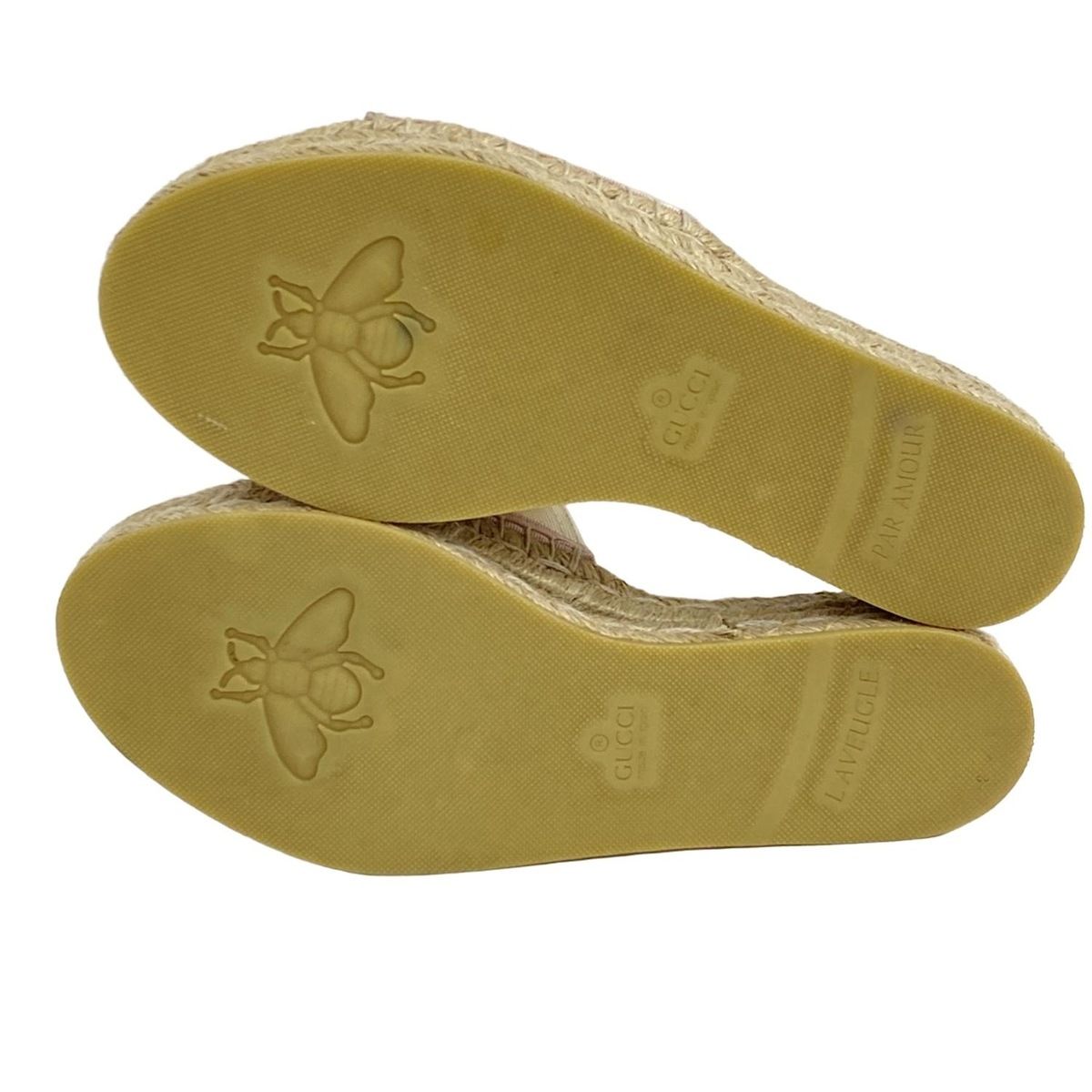 グッチ サンダル 36 レディース インターロッキング G エスパドリーユ