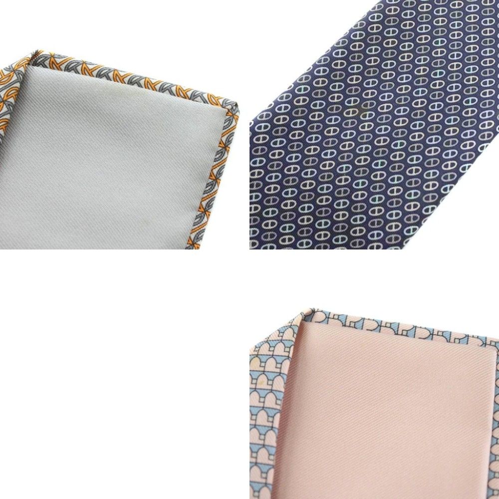 エルメス HERMES ネクタイ 6点セット 絹 シルク レギュラータイ 総柄