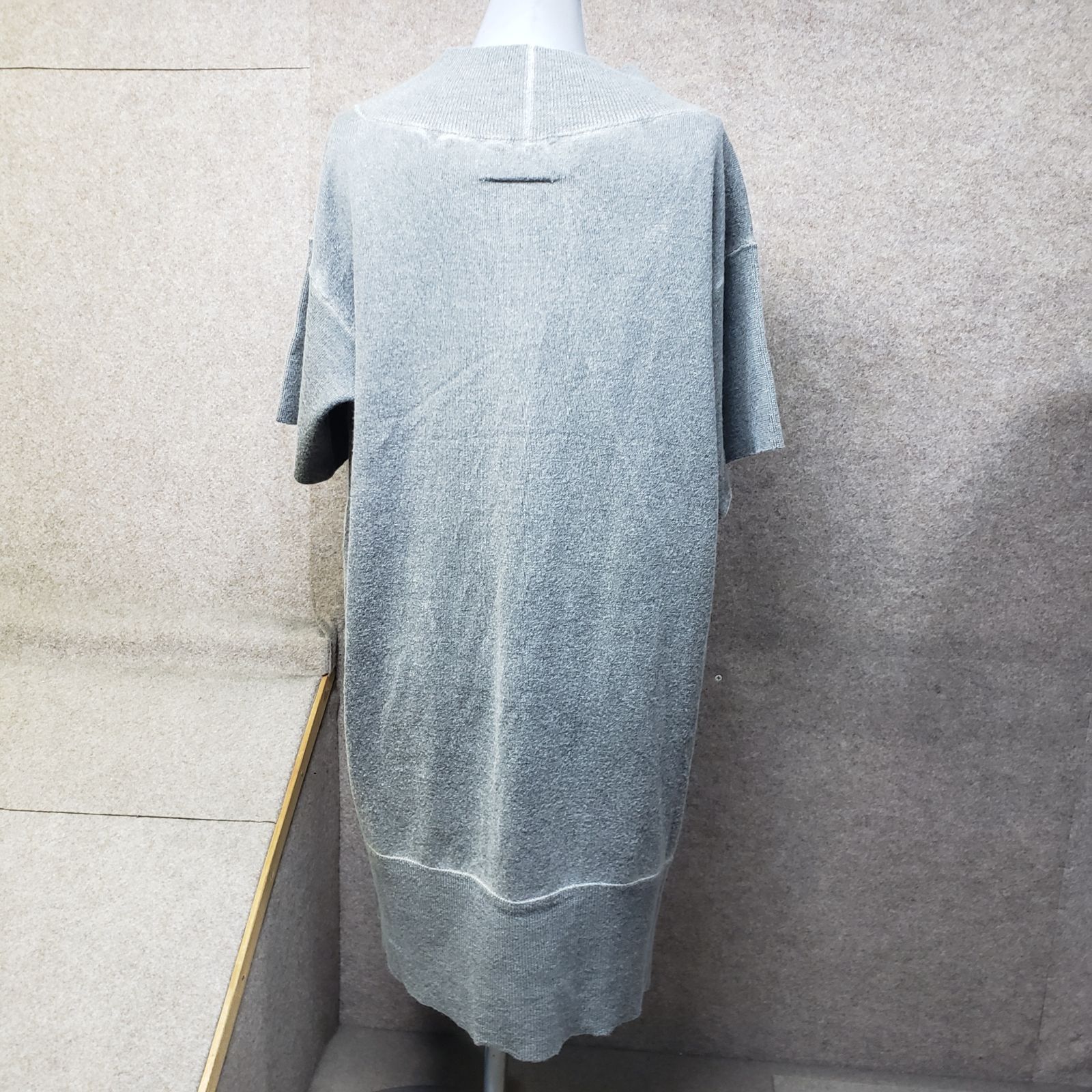 MM 6 Maison Martin Margiela ニット ワンピース 半袖デザイン グレー系 S u 7168