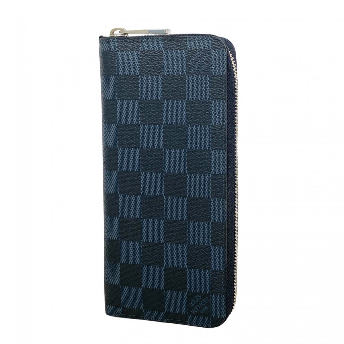 6ab0702-k】ルイヴィトン 長財布 ダミエ・コバルト ジッピーウォレット