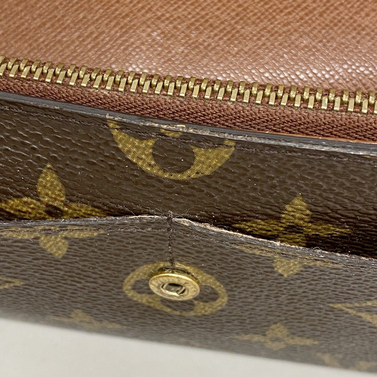 Louis Vuitton モノグラムポシェットポルトモネクレディブラウン