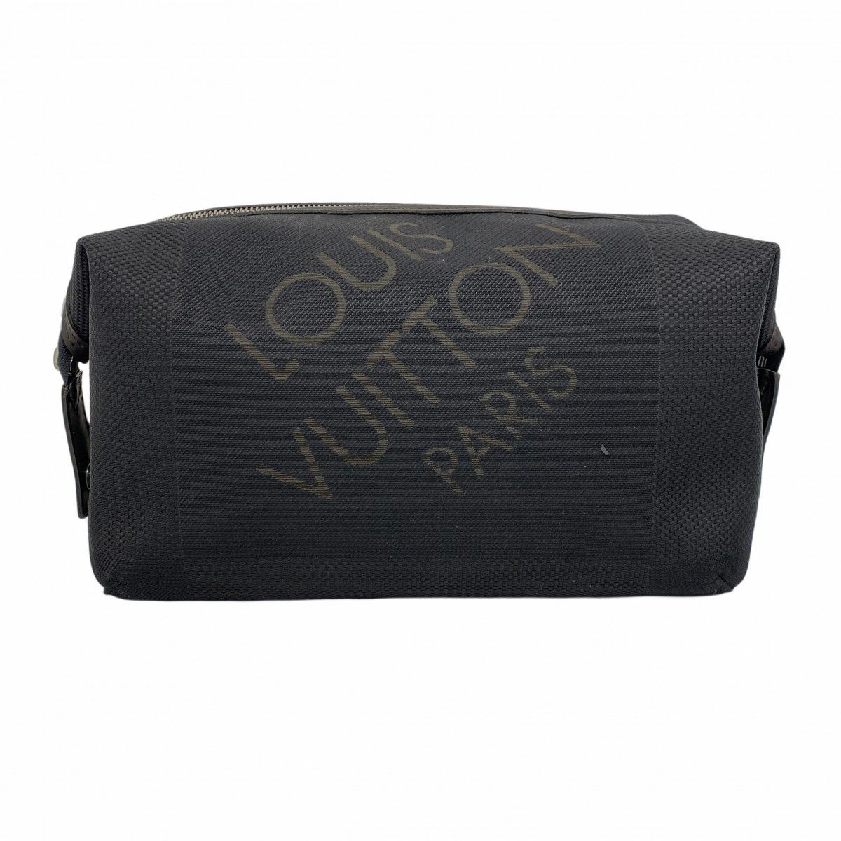 6 ab 0748 ルイヴィトン ポーチ ダミエ ジェアン トゥルースアルバトロス M 93091 ノワール メンズ