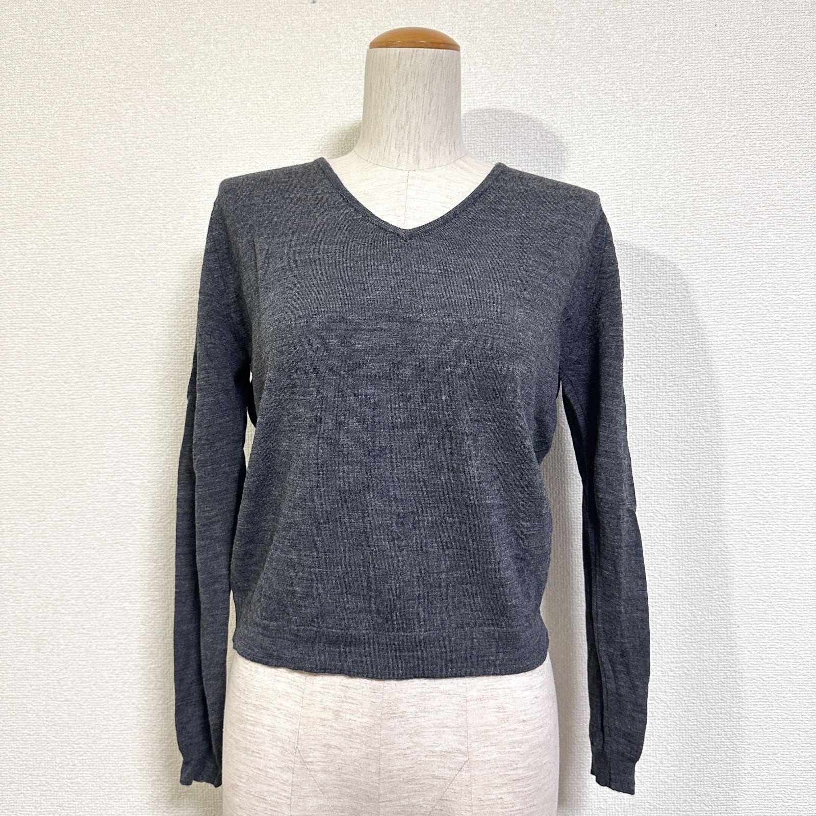 JOHN SMEDLEY イングランド製 ニュージーランドメリノウール100% V 
