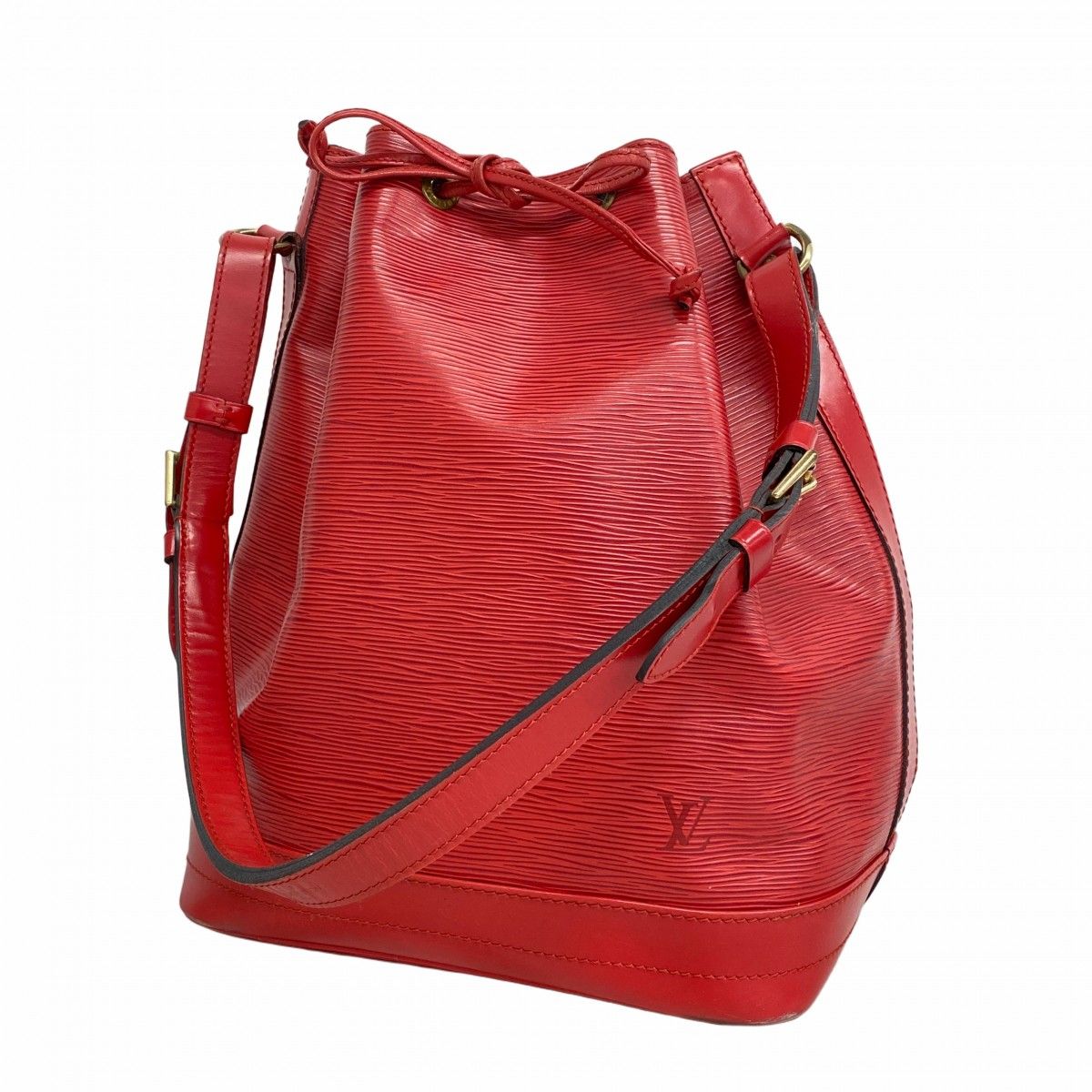 6 ab 0809 ルイヴィトン ショルダーバッグ エピ ノエ M 44007 カスティリアンレッド レディース