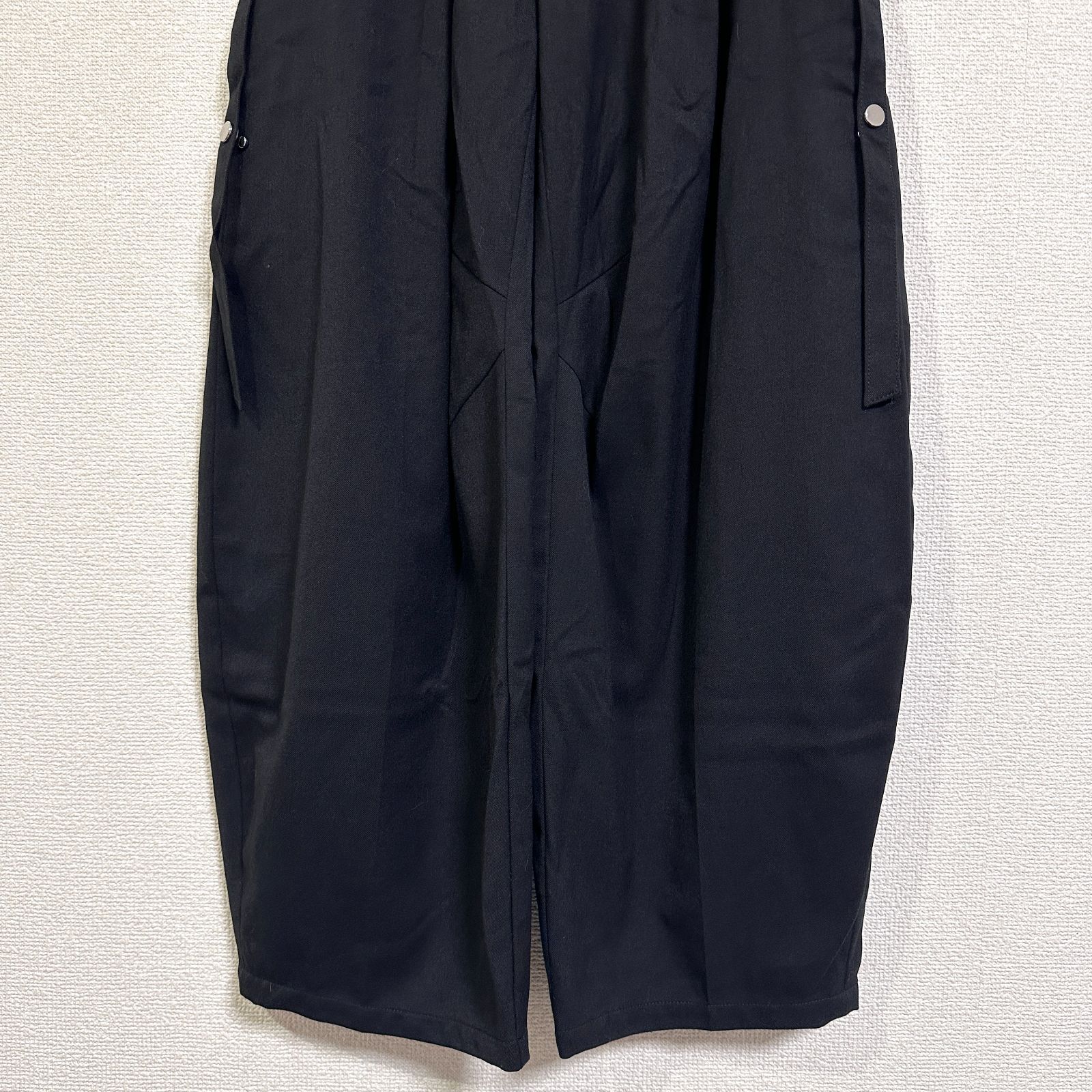  UNITED TOKYO ダブルウエストコクーンパンツ ブラック サイズ1 S カジュアルパンツ パンツ