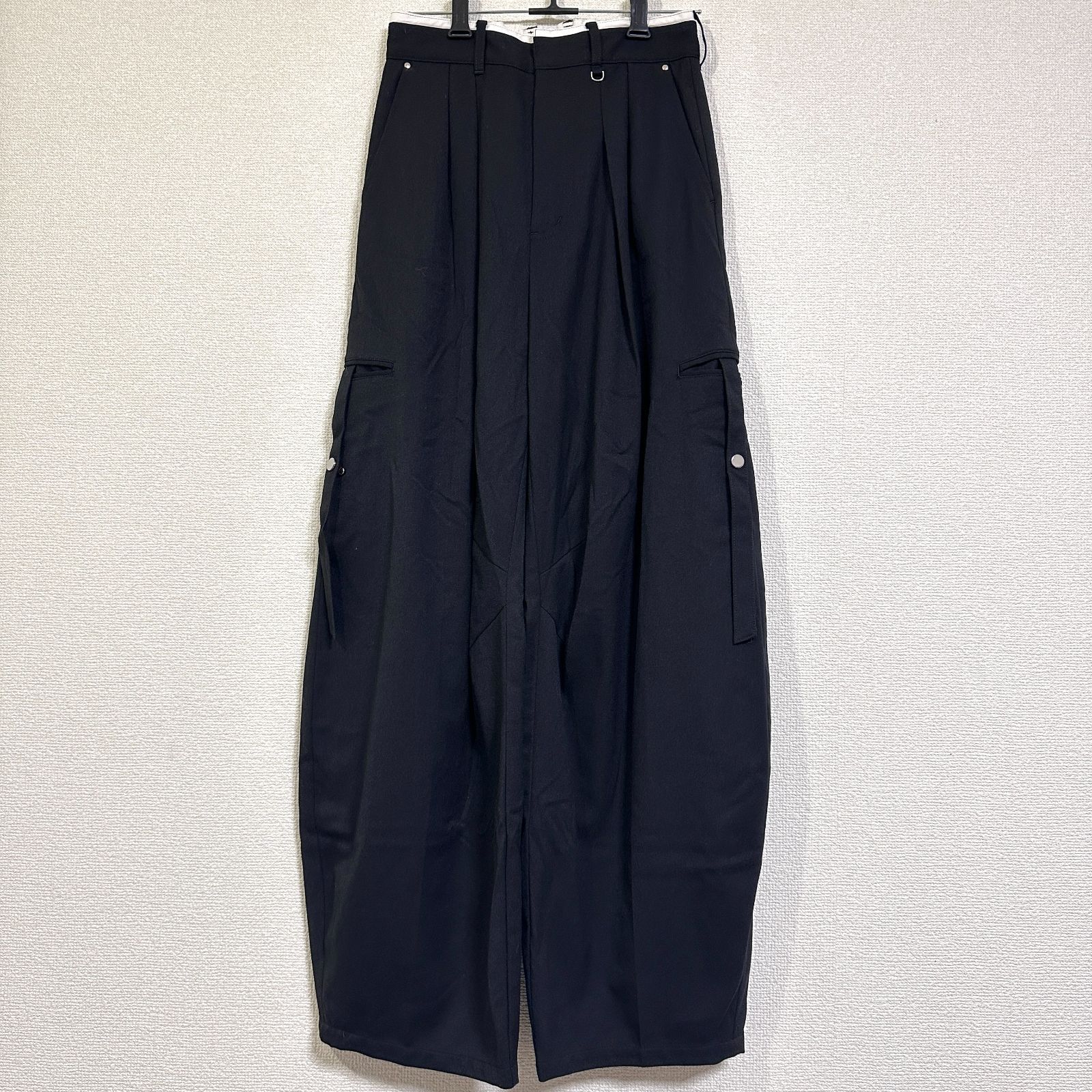 UNITED TOKYO ダブルウエストコクーンパンツ ブラック サイズ1 S