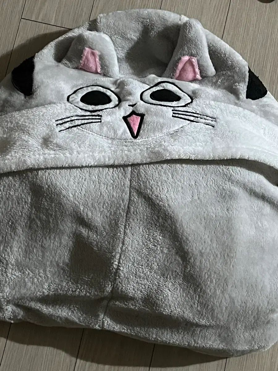 動物 パジャマ 猫 キャラクター 睡眠 グレー