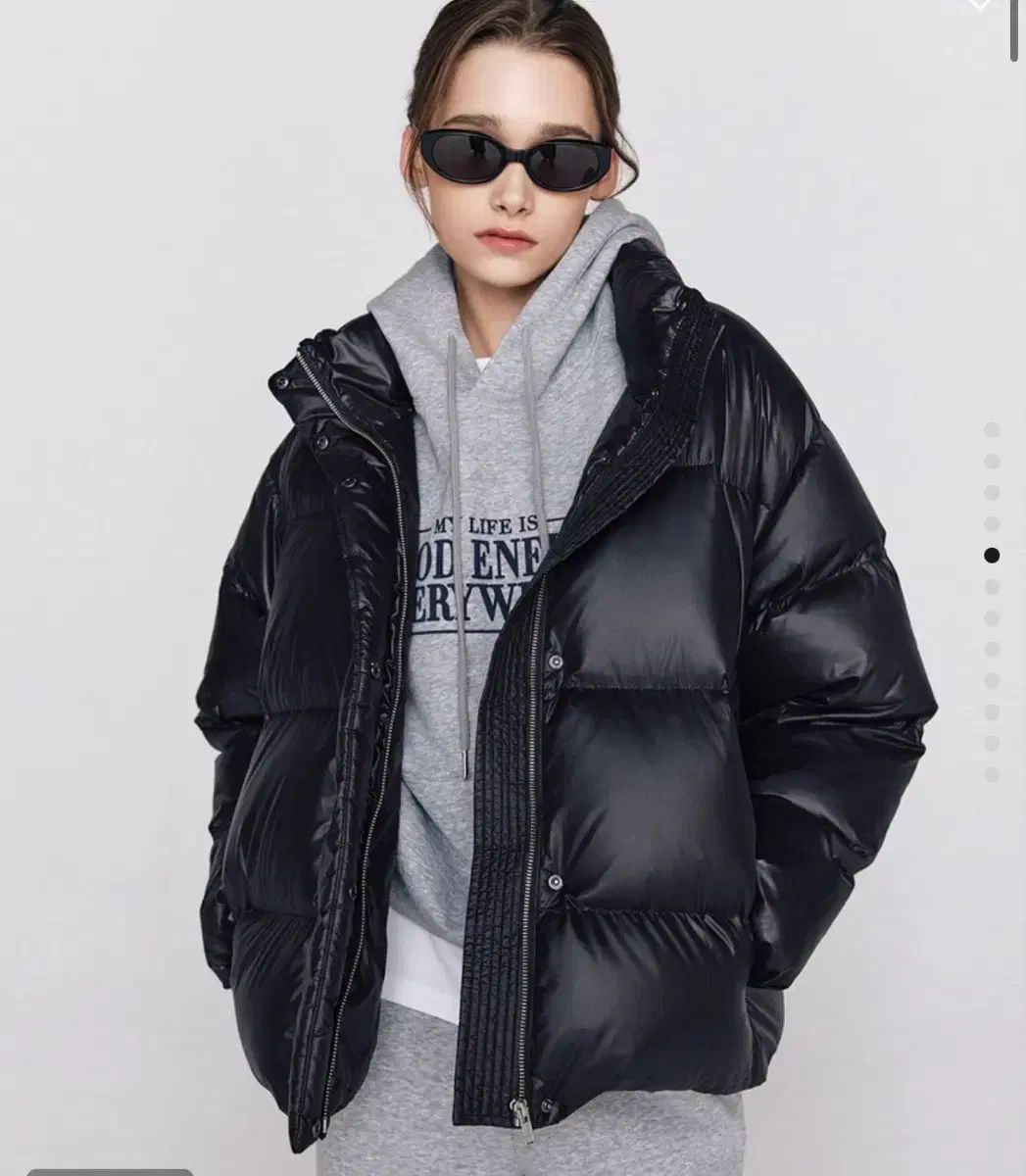 GIORDANO ジョルダーノ ダックダウン パファー ブラック S ノ ジョンウィ ダウン