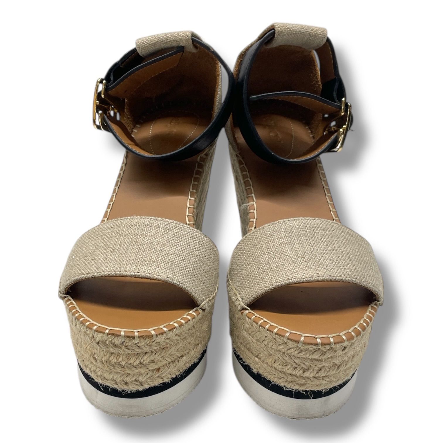 箱付き See By Chloe シーバイクロエ エスパドリーユ ウェッジソール