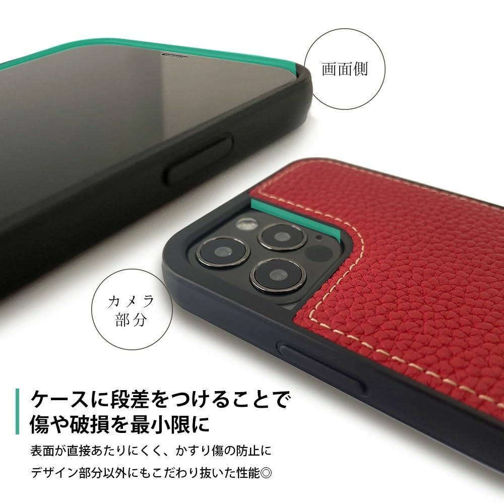 新品 HANATORA for iPhone ケース 本革 シュリンクカーフレザー 耐衝撃 ハンドメイド ギフト おしゃれ シンプル メンズ レディース スマホケース SPG
