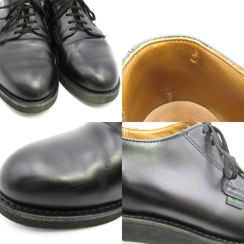  REDWING レッドウィング US 7.5 EE 25.5 cm ポストマン オックスフォード 101 2019年製 プレーントゥ 短靴 黒 ブラック シャパラル ブーツ 革靴 靴