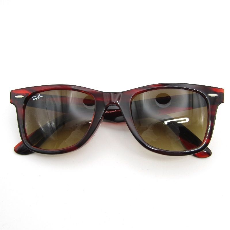 Ray-Ban レイバン サングラス RB 2140-F イタリア製 1362|85 ストライプレッド