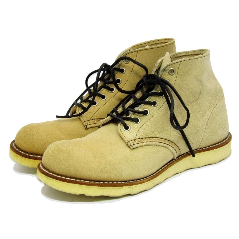REDWING レッドウィング US 8 E 26 cm ラウンドトゥ 8167 2011年製 ワークブーツ スエード ホーソーン アビレーン ラフアウト