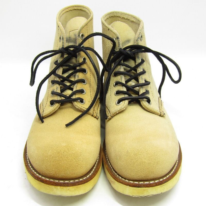 REDWING レッドウィング US 8 E 26 cm ラウンドトゥ 8167 2011年製 ワークブーツ スエード ホーソーン アビレーン ラフアウト