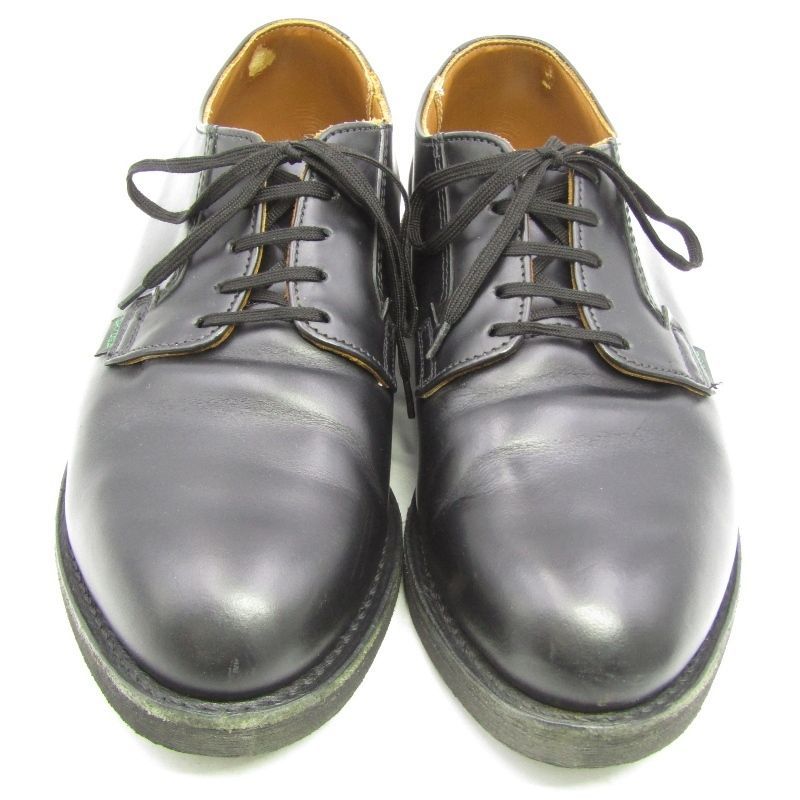 REDWING レッドウィング US 7.5 EE 25.5 cm ポストマン オックスフォード 101 2019年製 プレーントゥ 短靴 黒 ブラック シャパラル