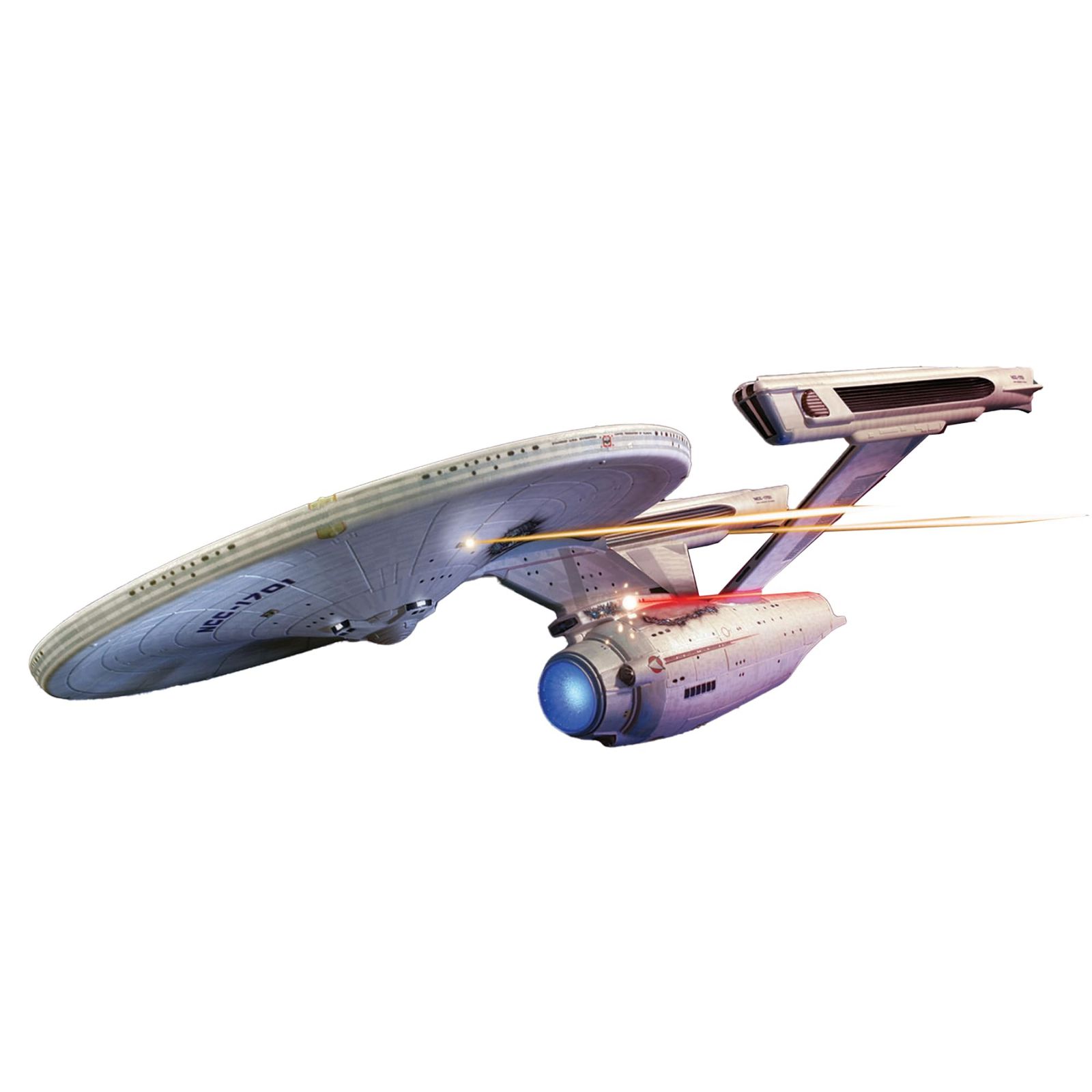 ポーラライツ スター トレック カーンの逆襲 U.S.S.エンタープライズ NCC-1701 改装型 1|1000スケール プラモデル POL 974