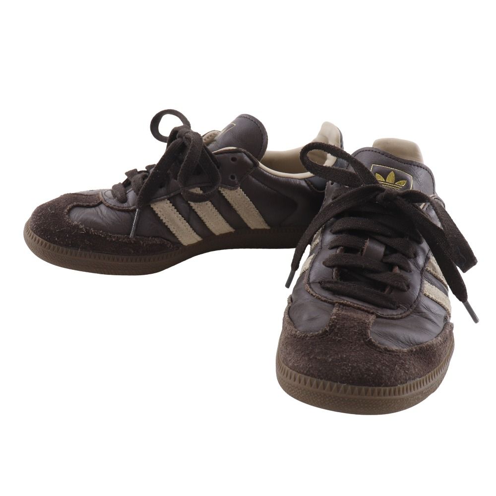 adidas アディダス サンバ OG JI 0217 レザー×スウェード 茶 レディース スニーカー