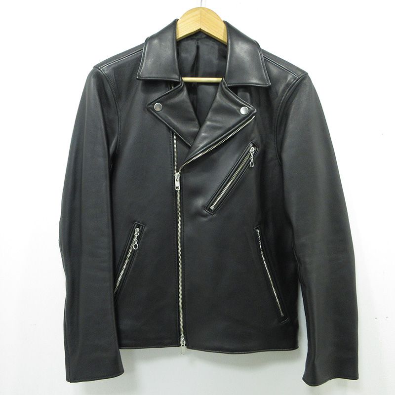 三重本店】 中古 LIDNM | リドム ラムレザー ダブルライダース