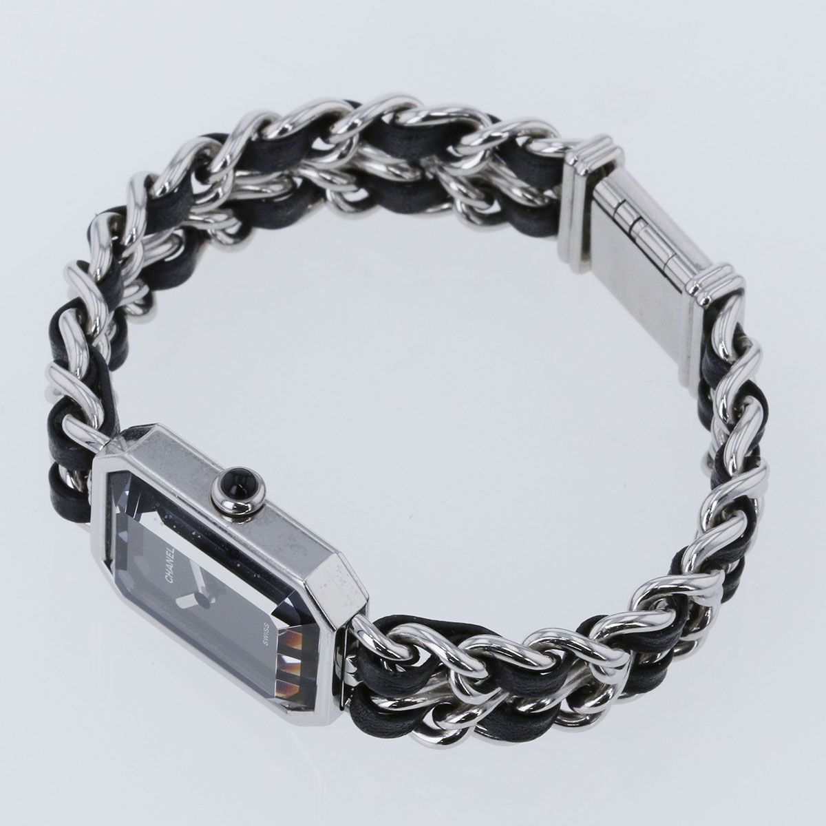 CHANEL シャネル プルミエール L 腕時計 H0451 レディース L レザー