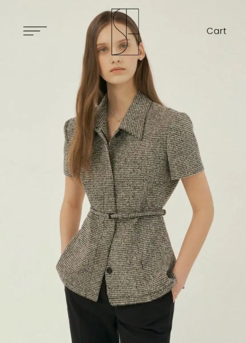 SIE シエ ロゼライン ハーフ ジャケット