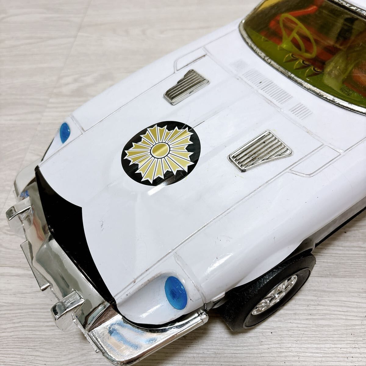 最安値】イチコー ニッサン フェアレディZ パトロールカー ブリキ 昭和