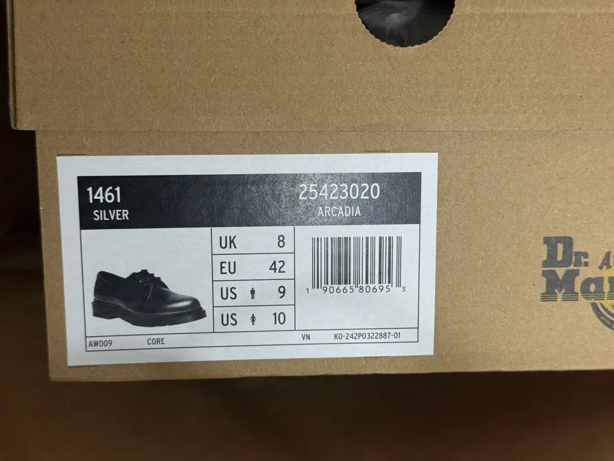 270 DR. MARTENS ドクターマーチン 1461 アルカディア シルバー