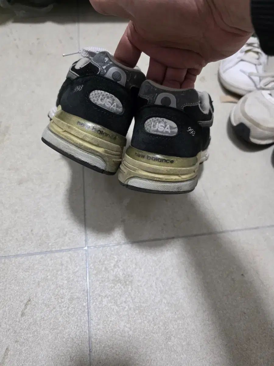 ニュー ンス 993 Made in USA ブラック スニーカー