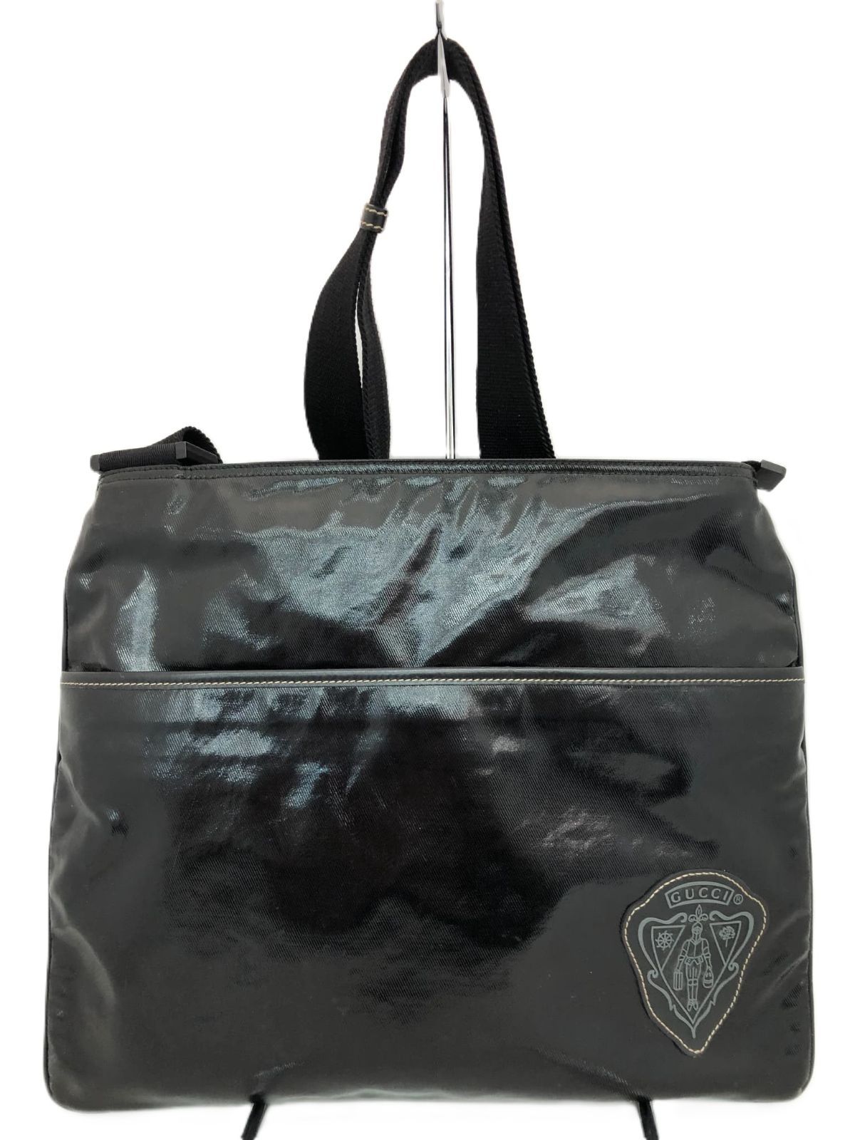 GUCCI グッチ クレストエンブレム ショルダーバッグ メッセンジャーバッグ