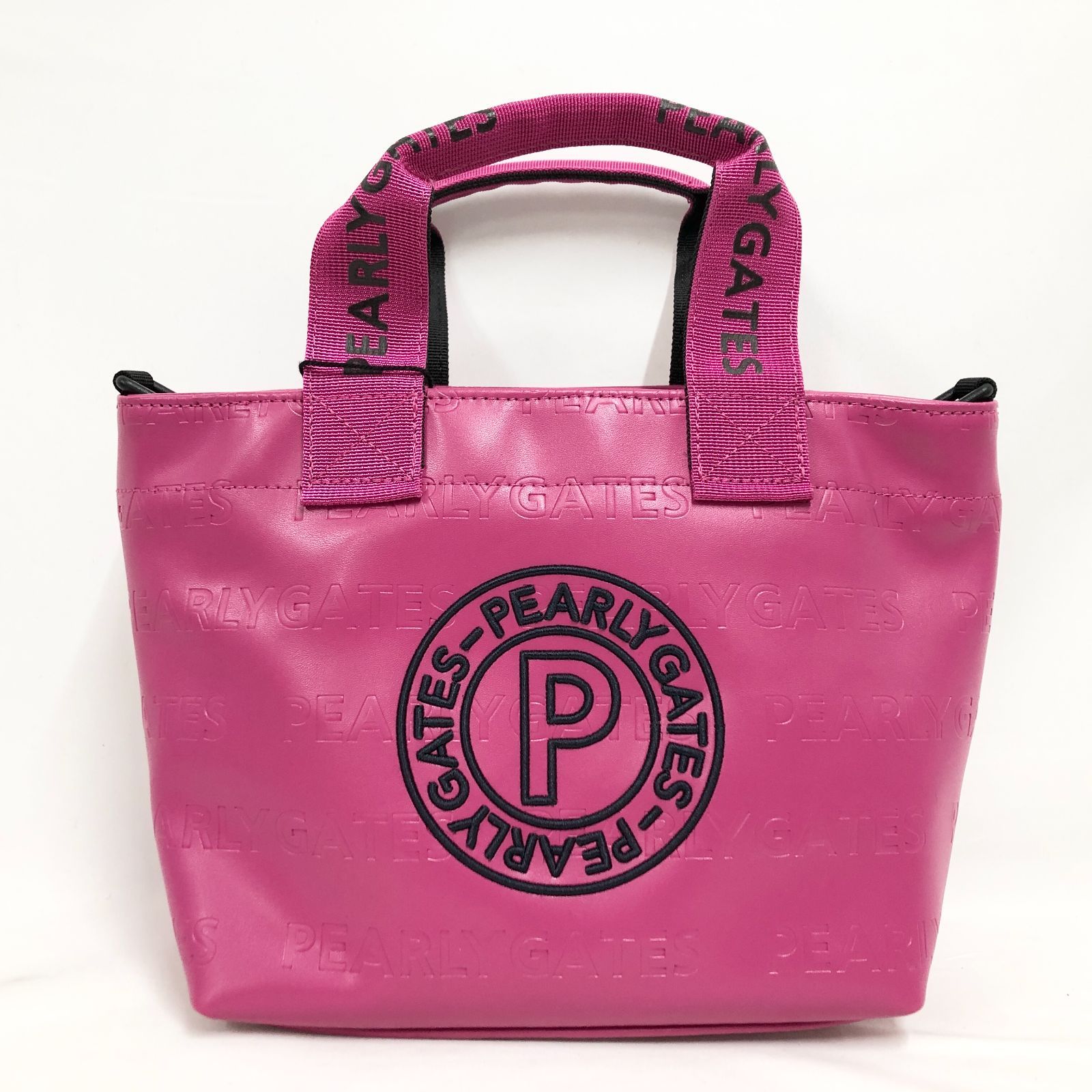 ✨未使用✨パーリーゲイツ　カードバッグ　ゴルフバッグ　ロゴ　ピンク　多収納 ✨未使用✨パーリーゲイツ カードバッグ ゴルフバッグ ロゴ ピンク 多
