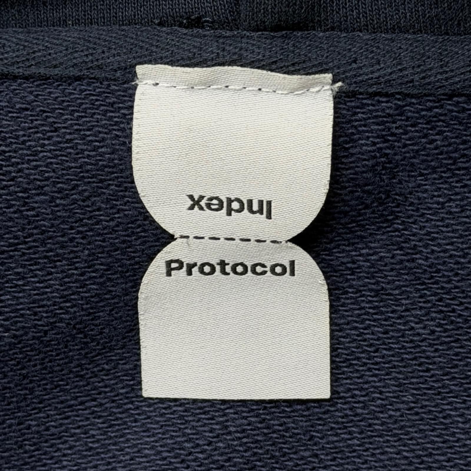 Protocol Index 25AW UPSIDE DOWN ZIP HOODIE アップサイドダウン 