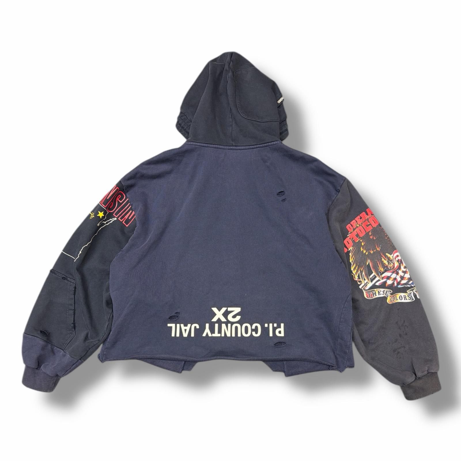 Protocol Index 25AW UPSIDE DOWN ZIP HOODIE アップサイドダウン 